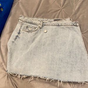 Blank NYC cross high waisted skirt